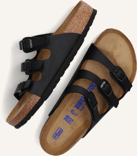 Schwarze BIRKENSTOCK Badelatschen FLORIDA Schwarze BIRKENSTOCK Badelatschen FLORIDA - large