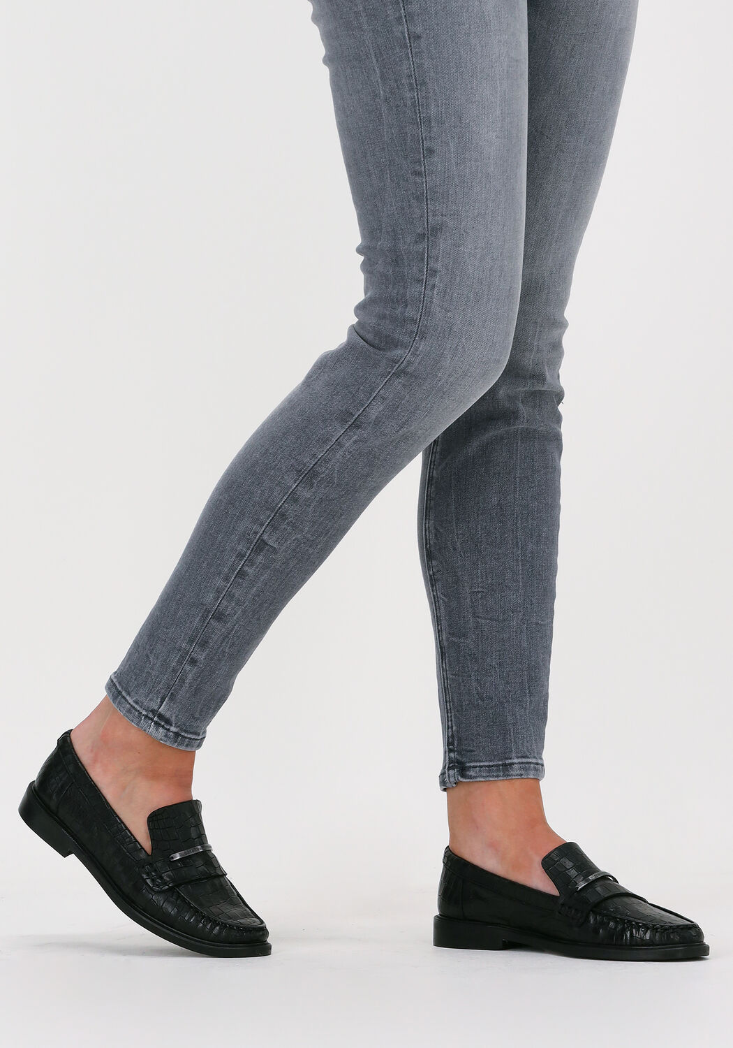 Schwarze FLORIS VAN BOMMEL Loafer 85439 - large