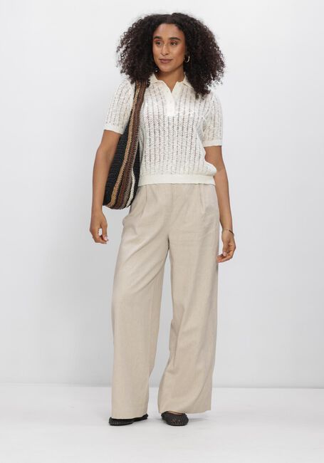 Beige MODSTR&Ouml;M Hosen GALEMD LINEN WIDE PANTS - large