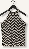 Schwarze SUMMUM Top SINGLET ZIG ZAG CROCHET Schwarze SUMMUM Top SINGLET ZIG ZAG CROCHET - medium