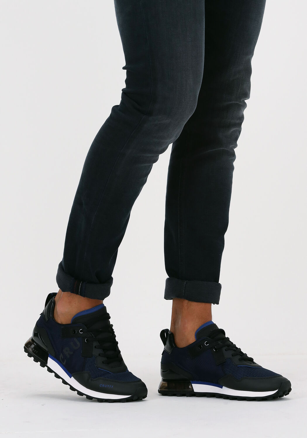 blaue cruyff sneaker low superbia heren