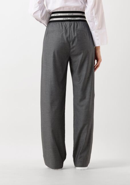 Graue CO'COUTURE Hose COCO TAILOR PLEAT LOGO LONG PANTS - large
