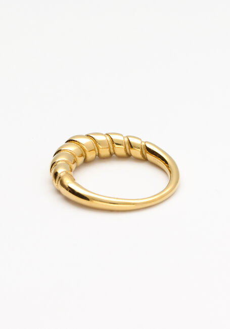 Goldfarbig NOTRE-V Ring RING GEDRAAID - large