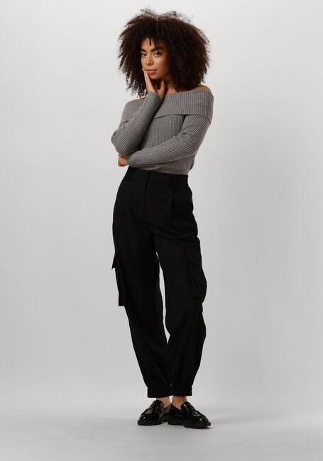 Graue MINUS Pullover FAME OFF SHOULDER KNIT PULLOVER - large