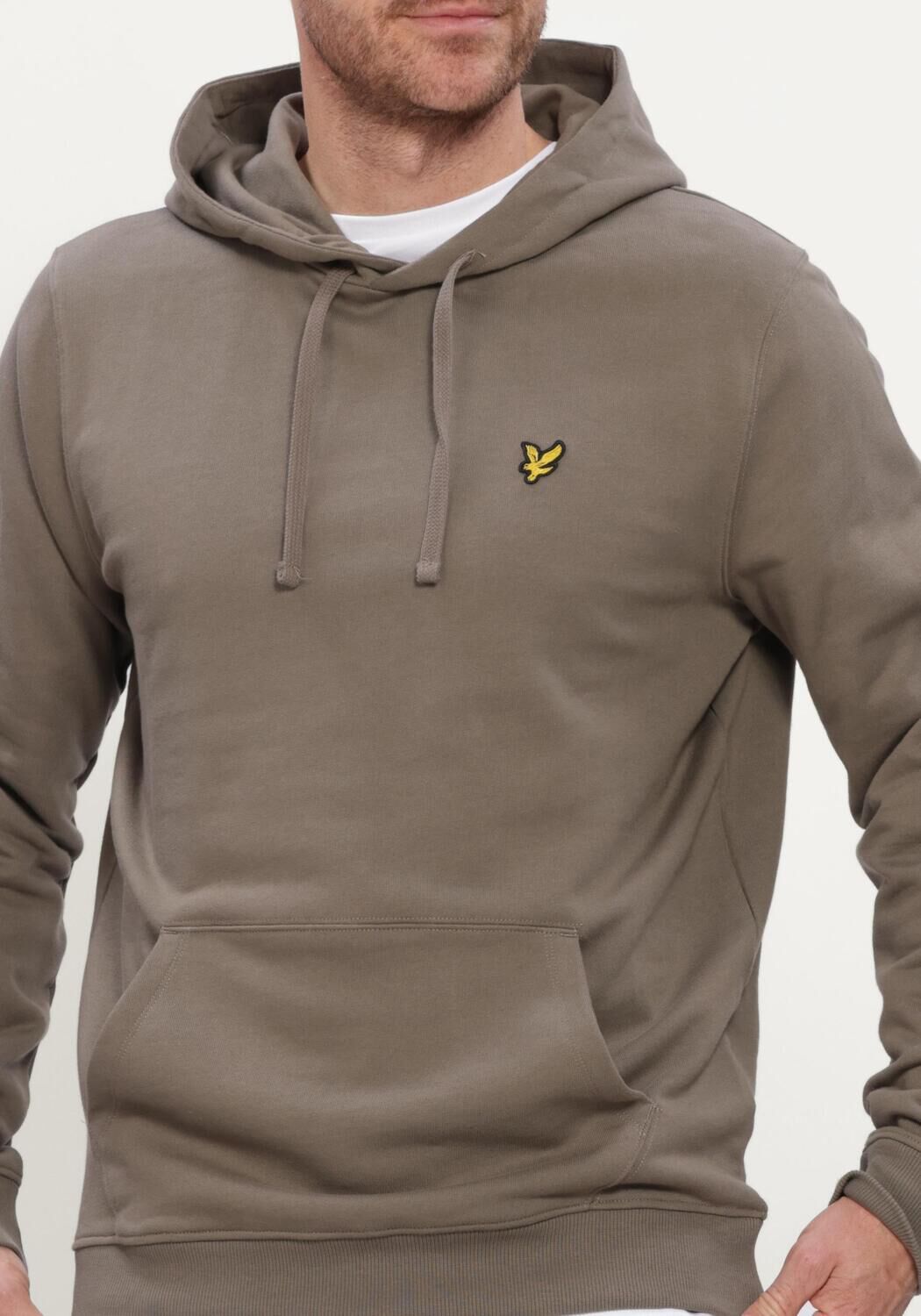 Taupe LYLE & SCOTT Sweatshirt PULLOVER HOODIE - large