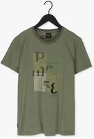 Olive PME LEGEND T-shirt SHORT SLEEVE R-NECK SINGLE JERSEY MERCERISED