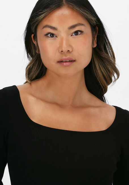 Schwarze NEO NOIR Top CORINE KNIT BLOUSE - large