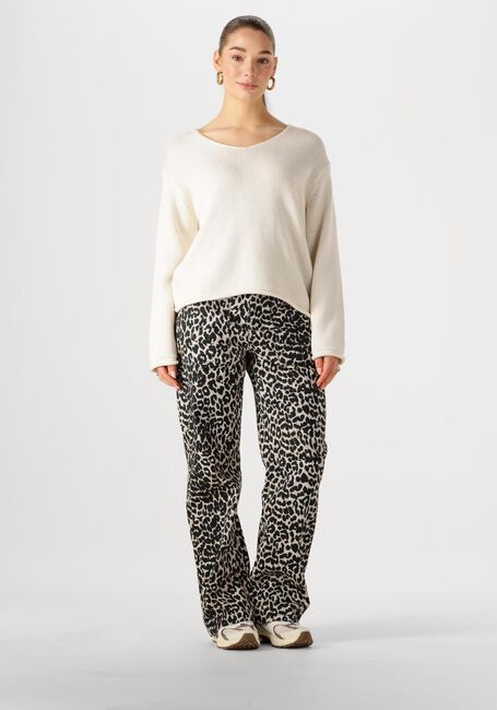 Ecru MOS MOSH Pullover MMBINE LSV-NECK KNIT - large