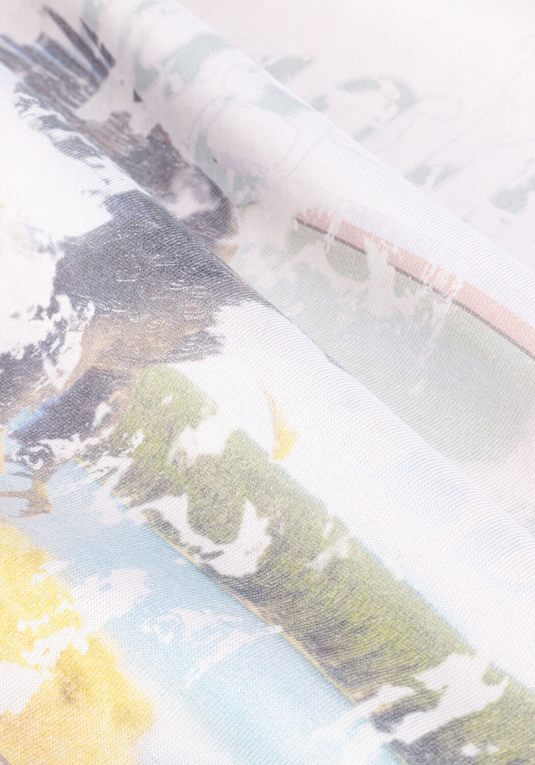 Wei&szlig;e ROUGH STUDIOS T-shirt CAPE TEE - large