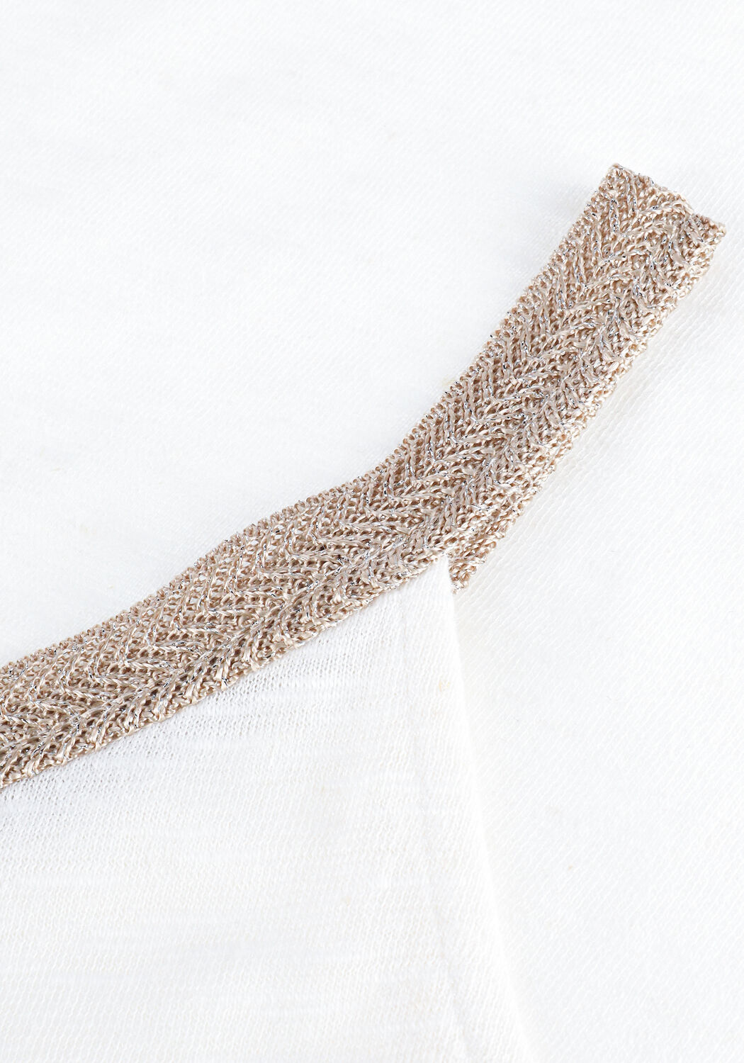 Wei&szlig;e KNIT-TED Top MAGGY - large