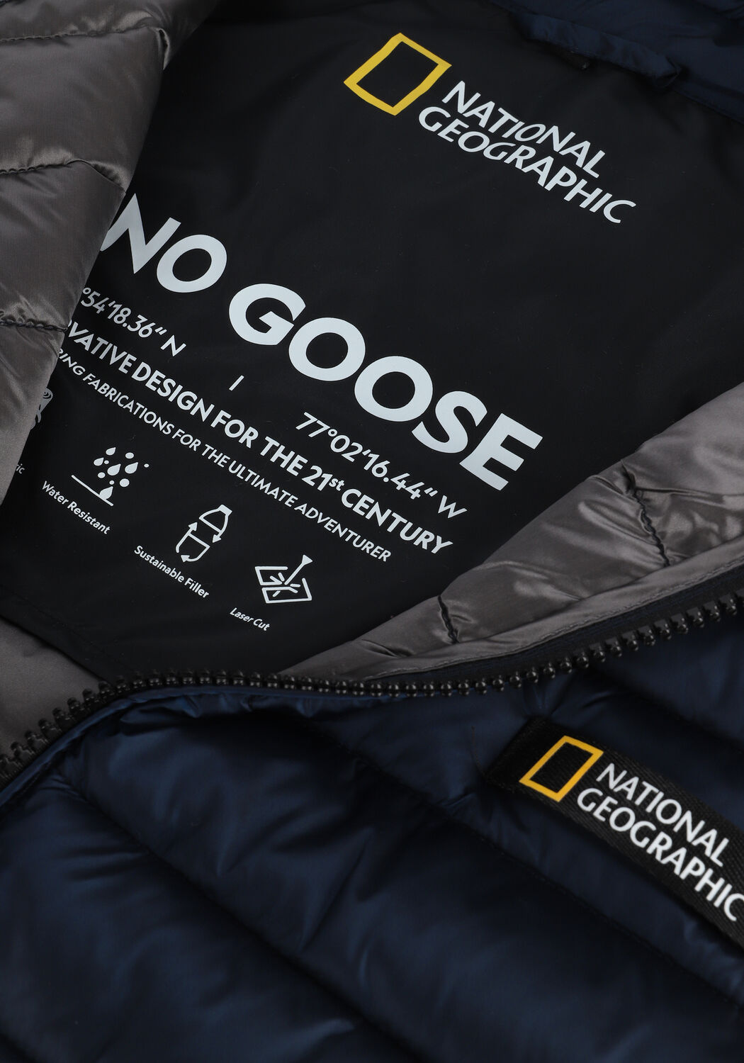 Dunkelblau NATIONAL GEOGRAPHIC Bodywarmer NO GOOSE VEST - large