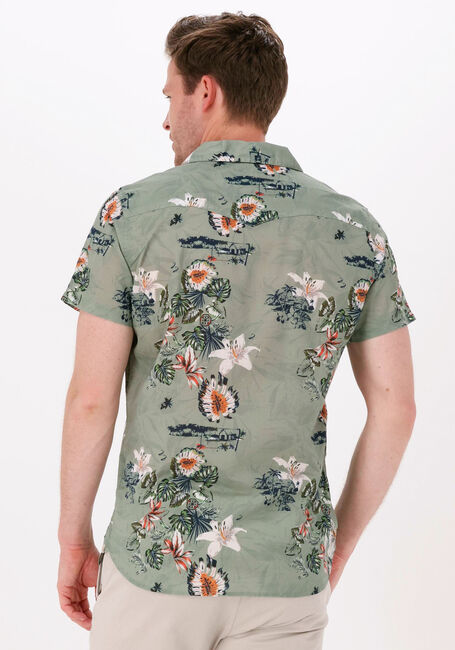 Grüne DSTREZZED Casual-Oberhemd RESORT SHIRT S/S TROPICAL MIX VOILE - large
