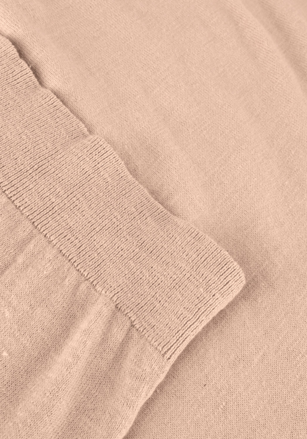 Orangene SELECTED MEN Polo-Shirt SLHBERG LINEN SS KNIT OPEN POLO - large