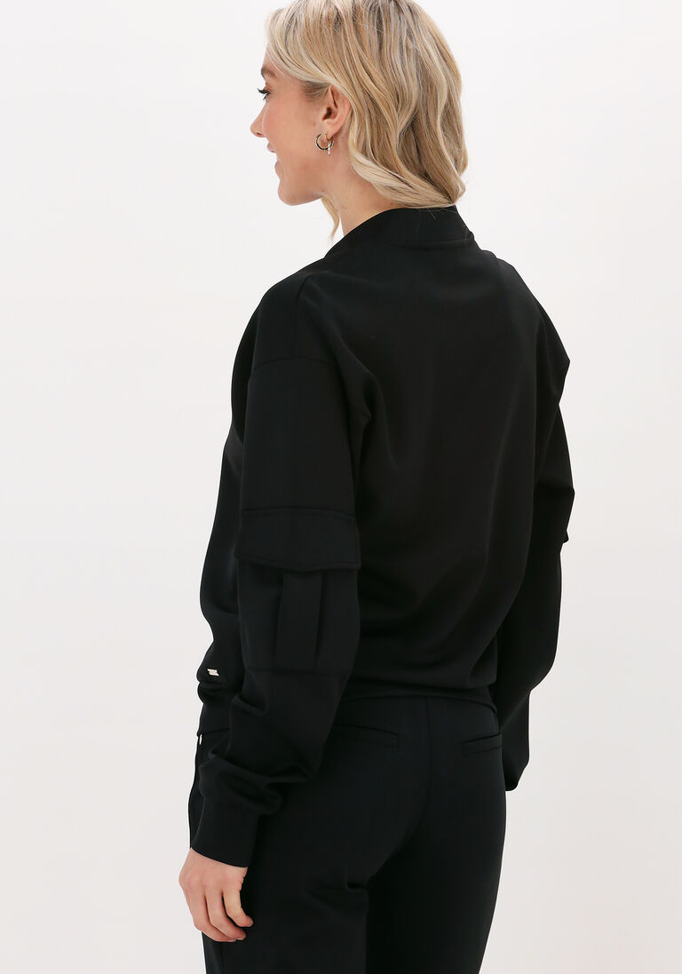 schwarze lune active strickjacke kenny jacket