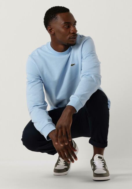 Hellblau LACOSTE Sweatshirt CLASSIC FIT BRUSHED FLEECE SWEATSHIRT - large