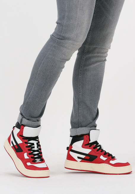 Rote DIESEL Sneaker High S-UKIYO MID HEREN - large