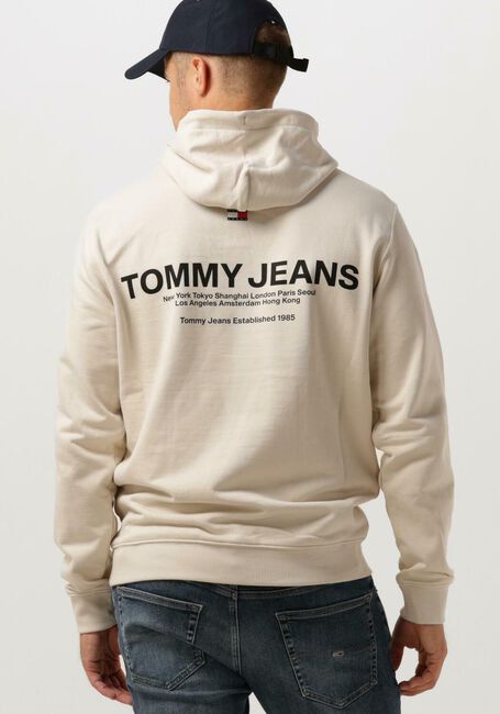Beige TOMMY JEANS Sweatshirt TJM REG ENTRY GRAPHIC HOODIE - large