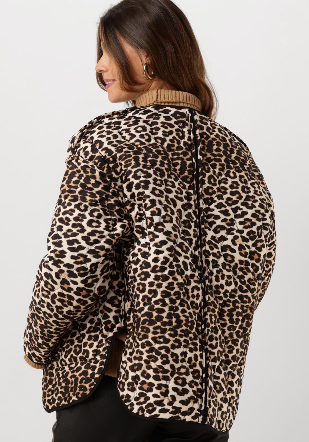 Schwarze SUNCOO Fake-Fur-Jack EVAN - large