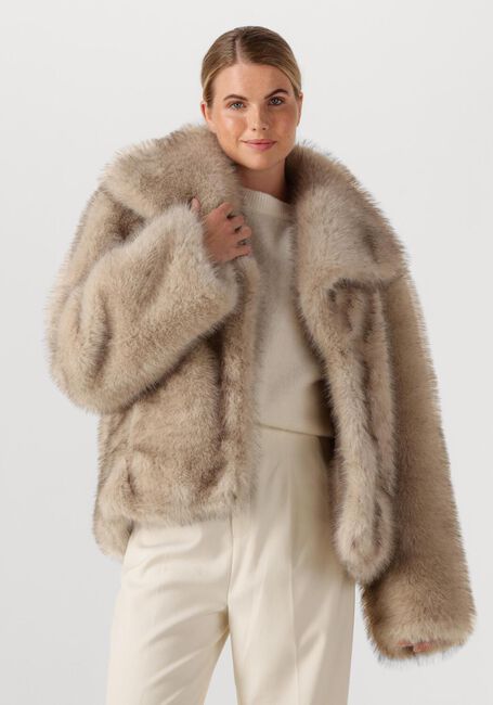 Sand NOTRE-V Fake-Fur-Jack NV-GALA - large