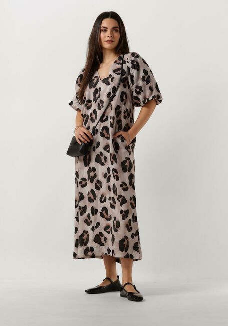 Sand BY-BAR Midikleid JUTA CHEETAH DRESS - large
