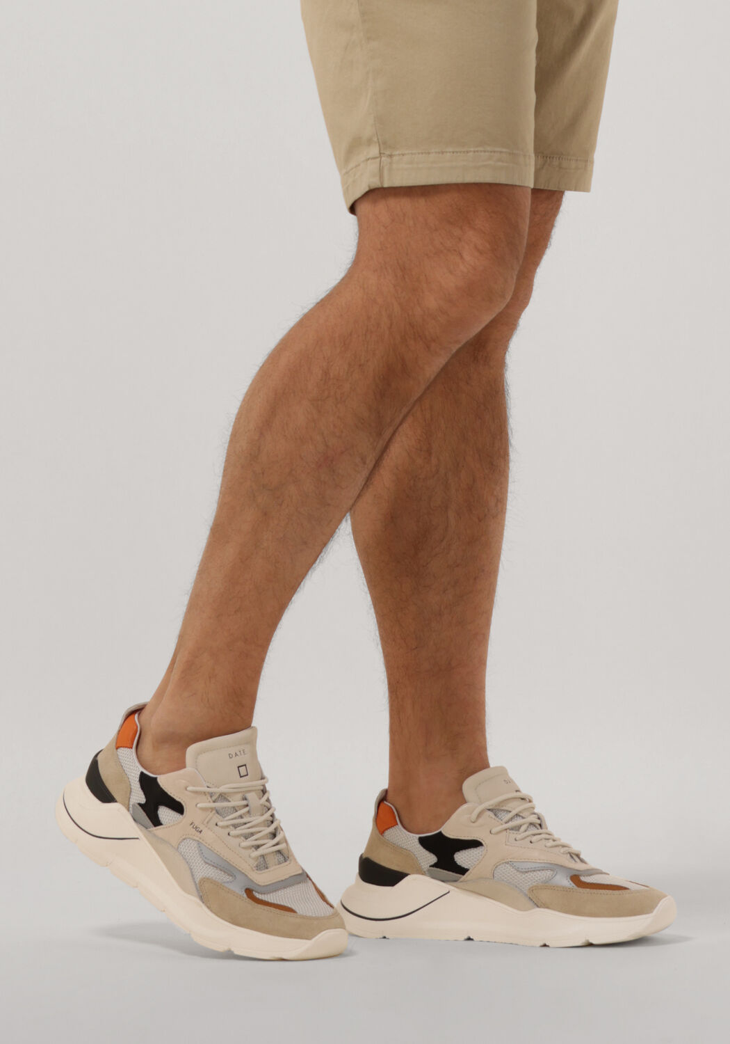 Beige D.A.T.E Sneaker Low FUGA HEREN - large