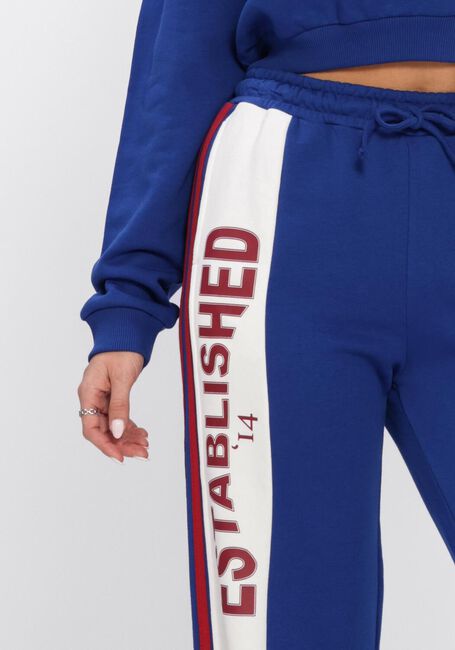 Blaue ALIX THE LABEL Jogginghose LADIES KNITTED LOGO TAPE PANTS - large