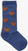 Blaue CARLIJNQ Socken KNEE SOCKS - HEARTS - medium