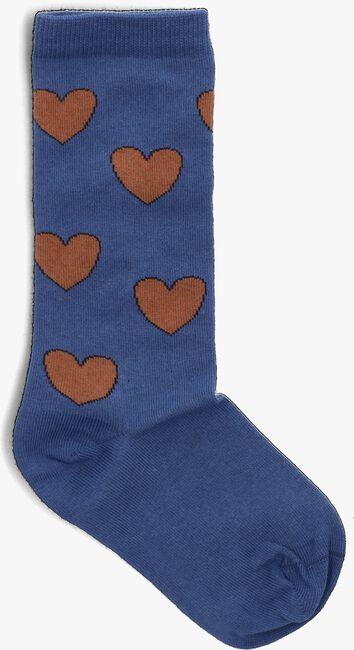 Blaue CARLIJNQ Socken KNEE SOCKS - HEARTS - large