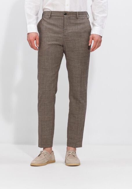 Braune SELECTED MEN Hose SLHSLIM-OASIS LINEN TRS NOOS - large