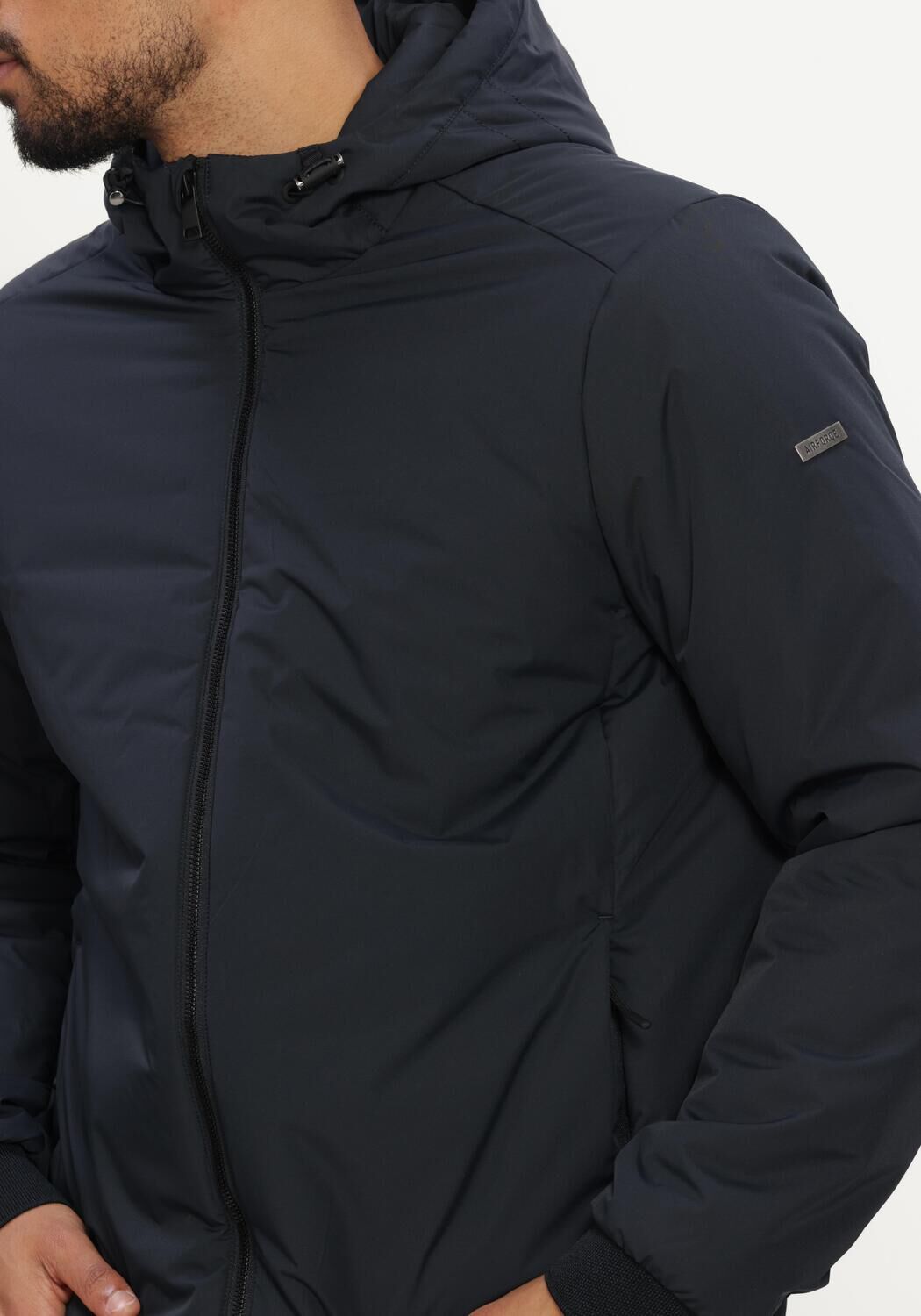 Dunkelblau AIRFORCE Wattierte Jack LARRY JACKET - large