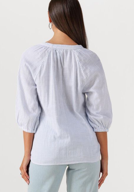 Hellblau SELECTED FEMME Blusen SLFALBERTA 3/4 STRIPE SHIRT NOOS - large