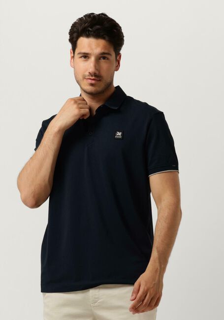 Blaue VANGUARD Polo-Shirt SHORT SLEEVE POLO PIQUE - large