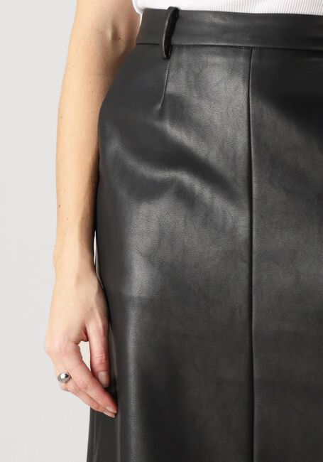 Schwarze NEO NOIR Minirock NETTI FAUX LEATHER SKIRT - large