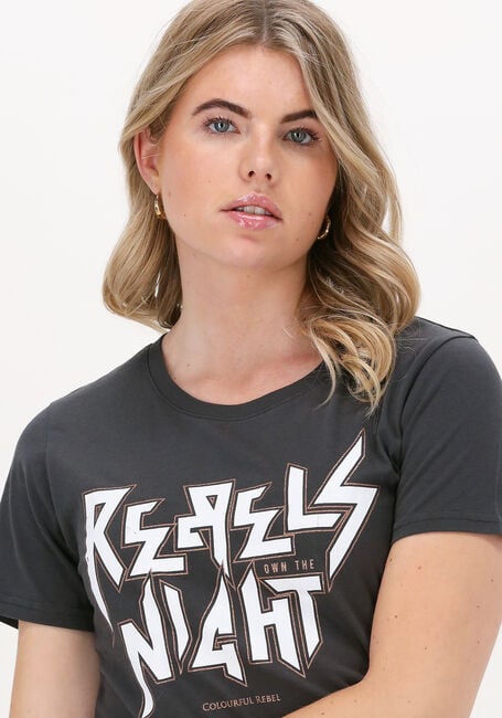 Graue COLOURFUL REBEL T-shirt REBELS NIGHT GLITTER CLASSIC T - large