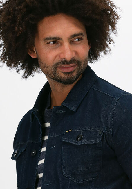 Blaue PME LEGEND Jeansjacke DENIM JACKET LOW RINSED WASH - large