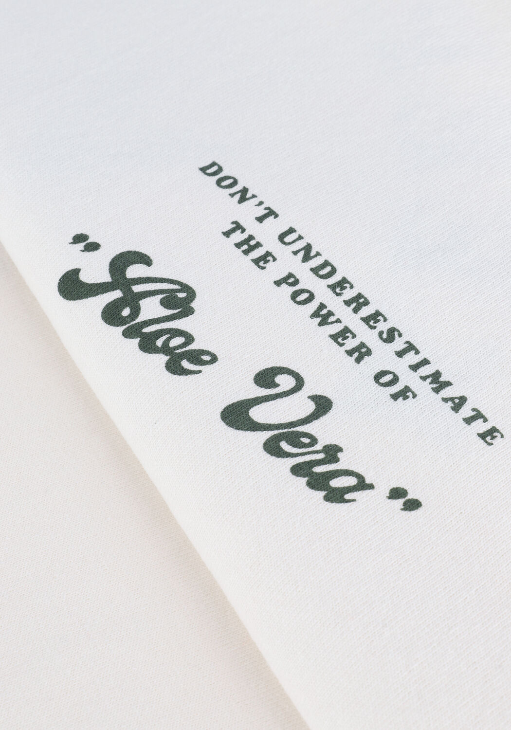 Ecru KULTIVATE T-shirt TS ALOE VERA - large