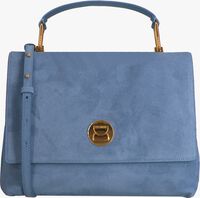 Blaue COCCINELLE Handtasche LIYA MEDIUM SUEDE - medium