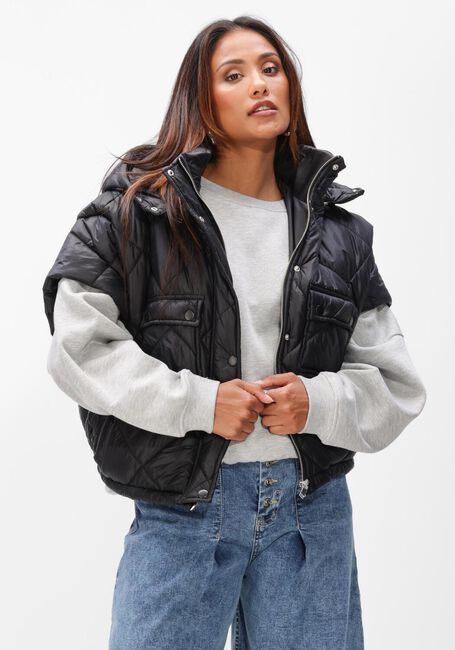 Schwarze EST'SEVEN Tops & T-shirts NARA CAPE - large