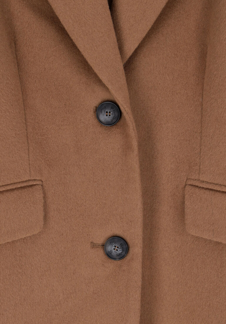 camelfarbene beaumont mäntel long blazer coat