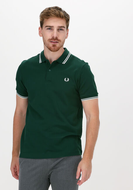 Grüne FRED PERRY Polo-Shirt TWIN TIPPED FRED PERRY SHIRT - large