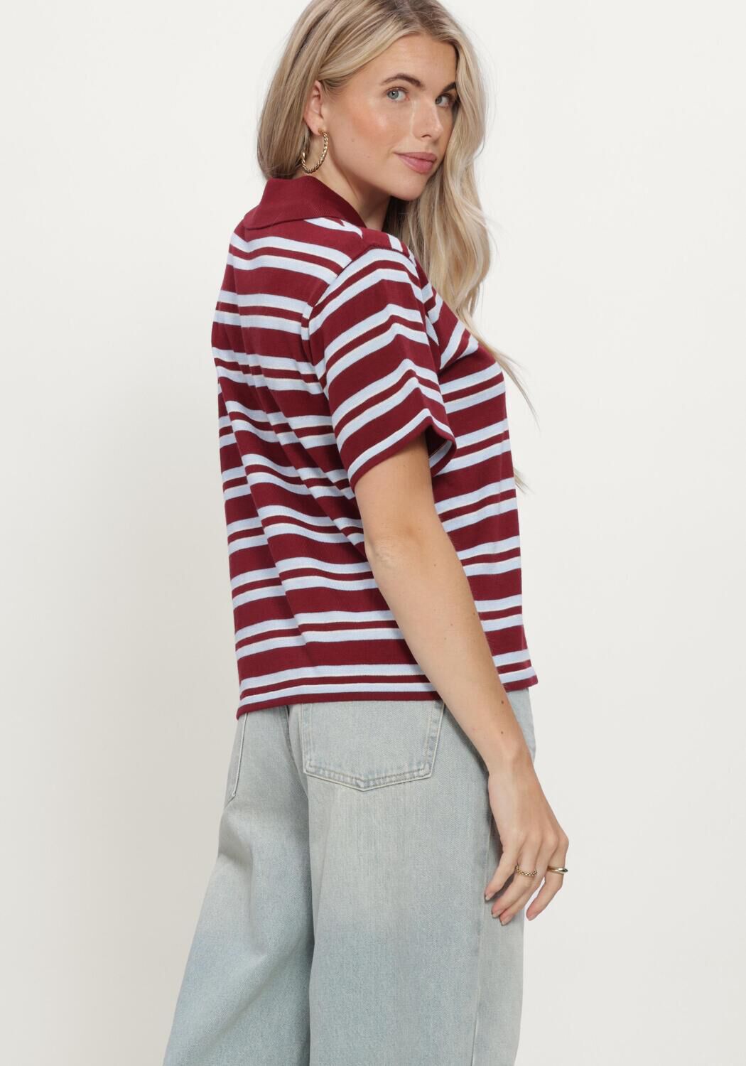 Bordeaux NOTRE-V Polo-Shirt NV-INSE - large