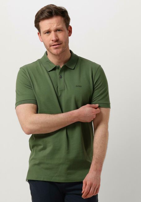 Dunkelgrün BOSS BLACK Polo-Shirt PALLAS - large