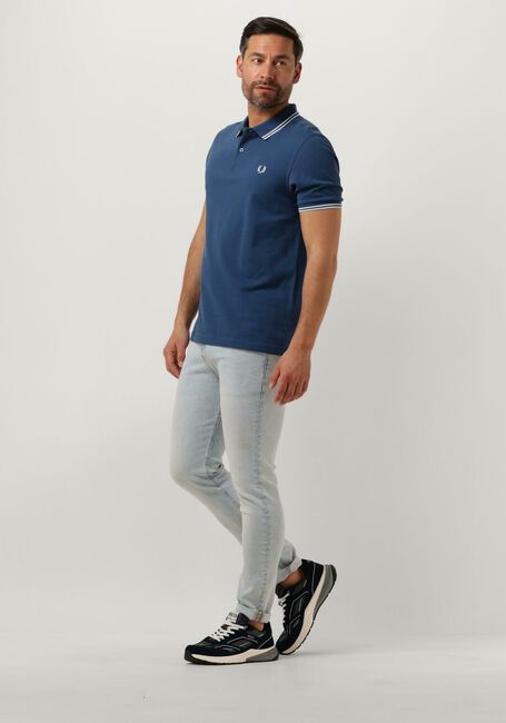 Blaue FRED PERRY Polo-Shirt THE TWIN TIPPED FRED PERRY SHIRT - large
