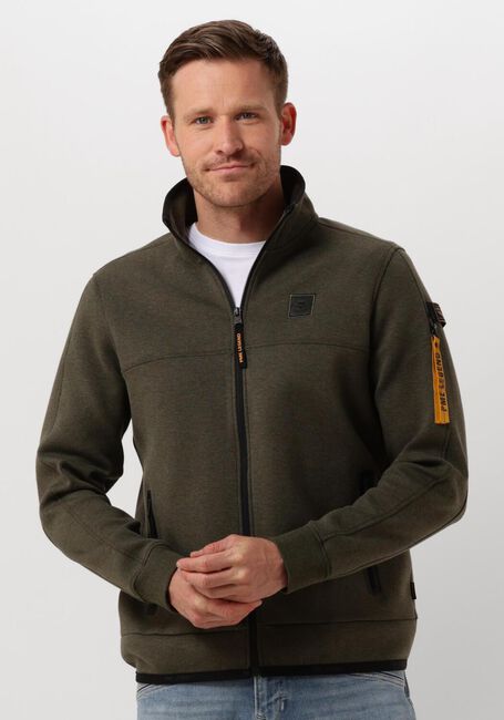 Grüne PME LEGEND Jacken ZIP JACKET INTERLOCK - large
