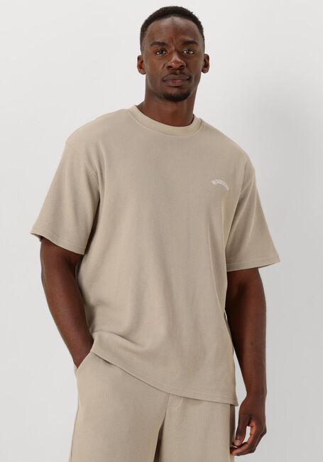Sand WOODBIRD T-shirt WBBAINE WAFFEL TEE - large