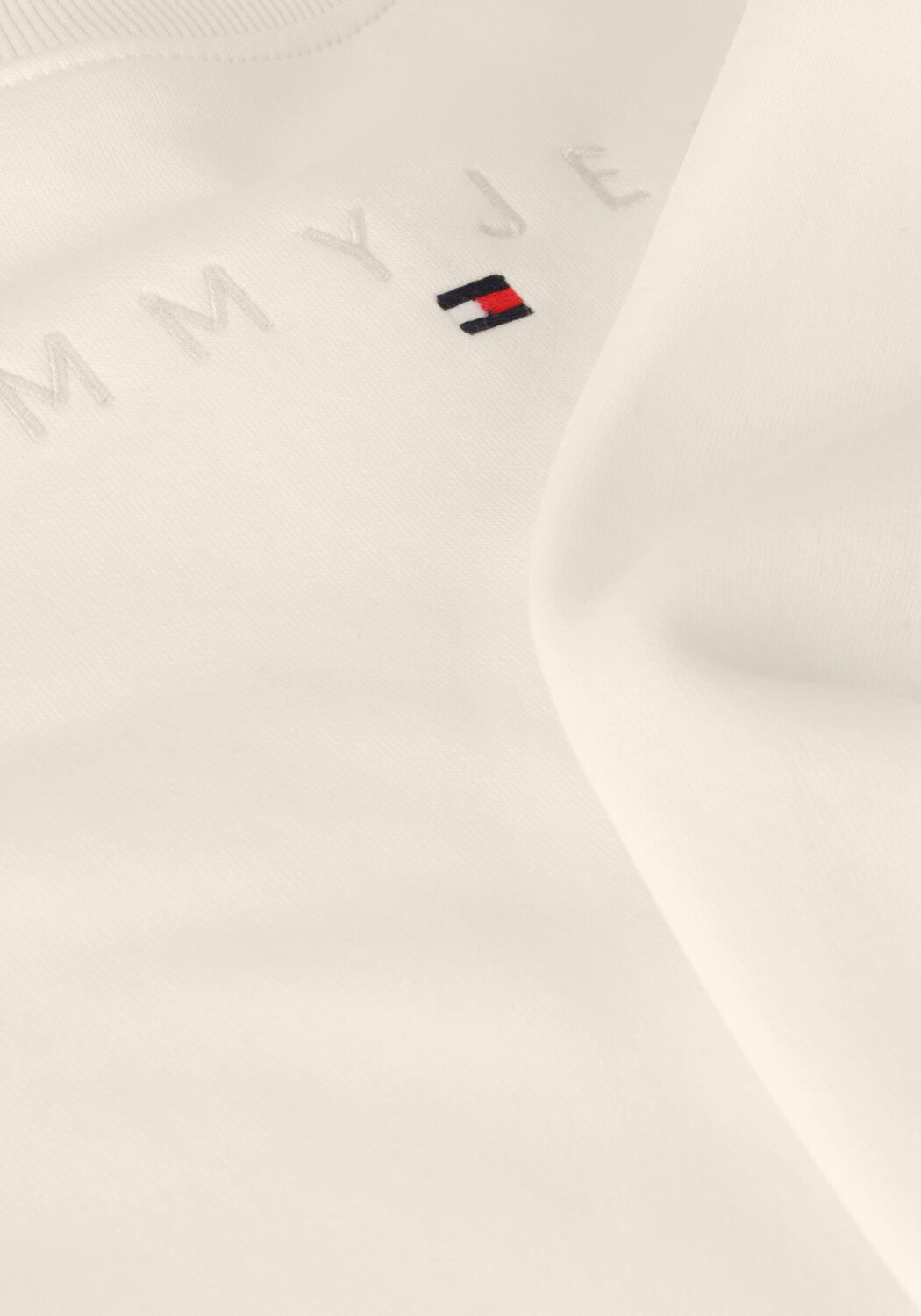 Wei&szlig;e TOMMY JEANS Pullover TJW REG TONAL LINEAR CREW - large