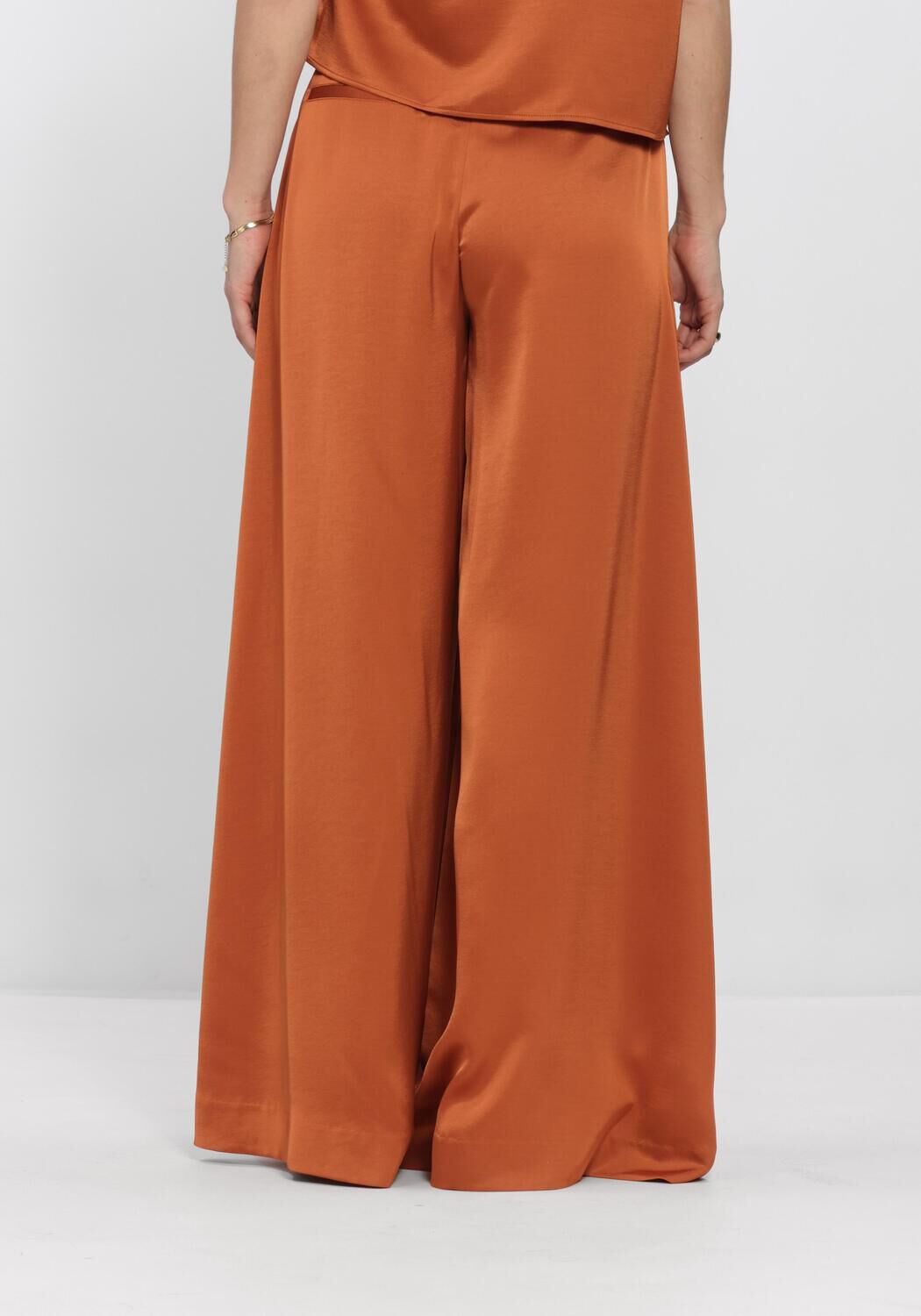 Orangene DANTE6 Hosen DANTE6-ONIQUE WIDE LEG SATIN PANTS - large