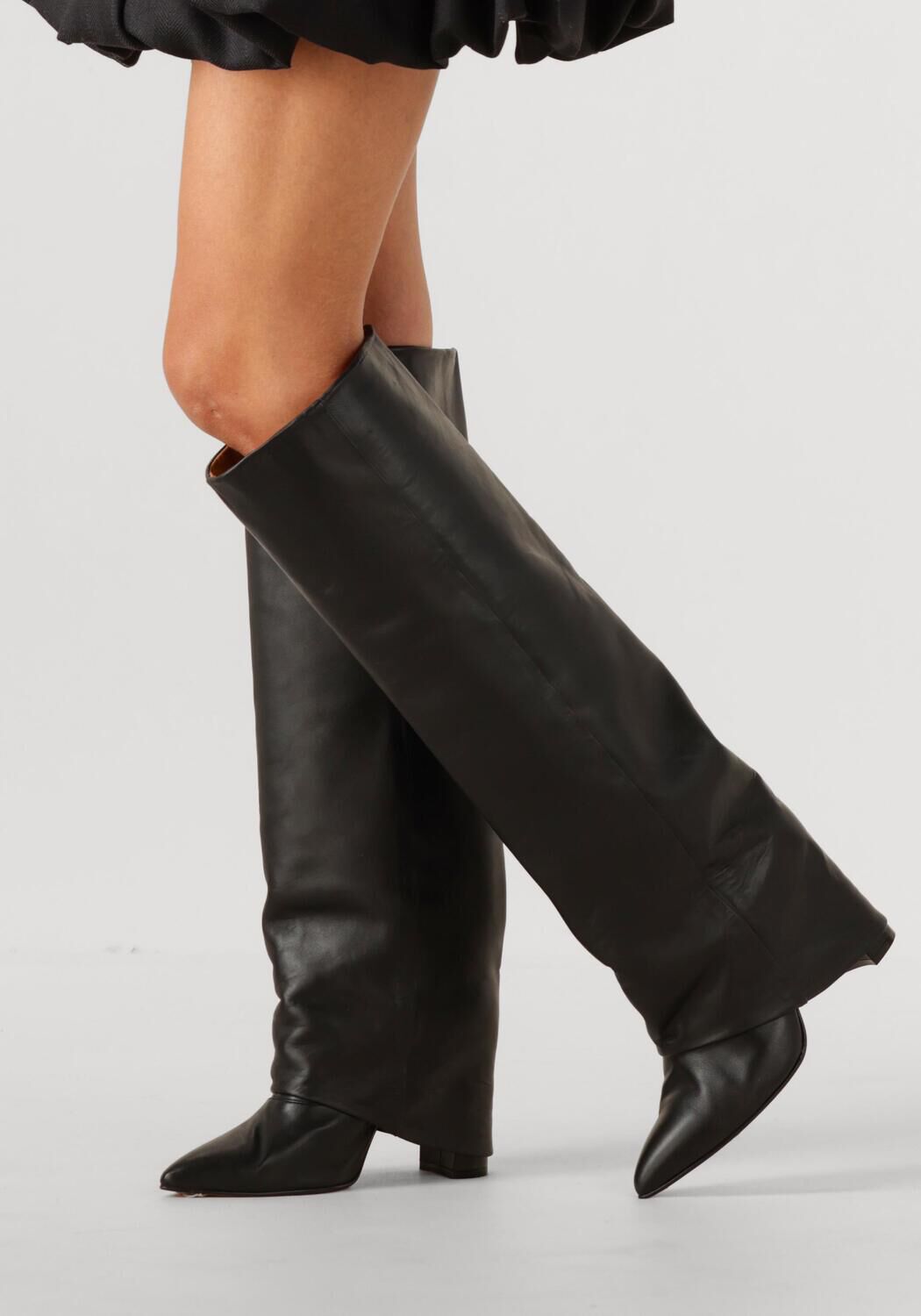 Schwarze TORAL Hohe Stiefel BERTA - large