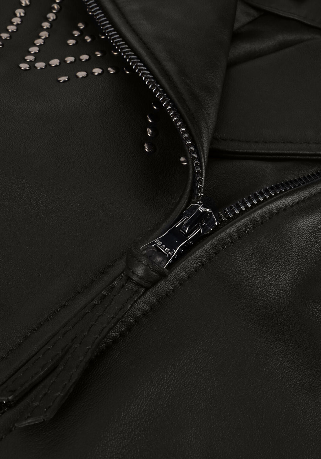 Schwarze IBANA Lederjack BLINN - large