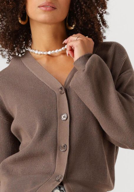 Braune YDENCE Strickjacke CARDIGAN JANELLA - large